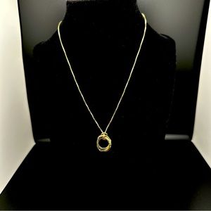 John Hardy 18k gold Bamboo Necklace